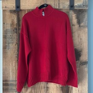 Jones New York Sport Cozy Red Women's Sweater